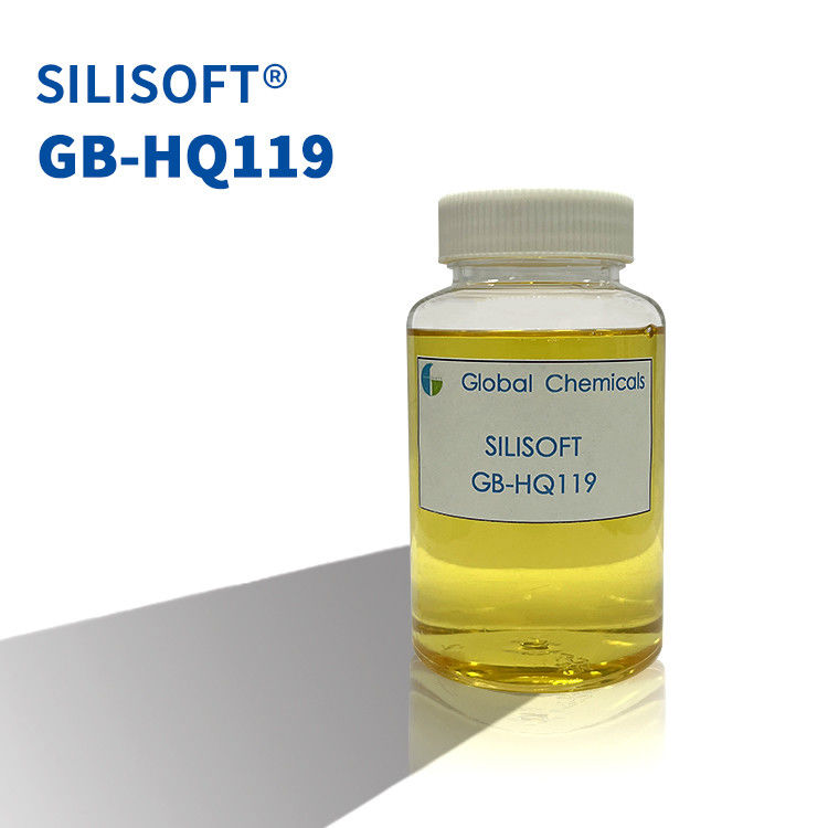Yüksek konsantrasyonlu hidrofilik silikon SILISOFT GB-HQ119 pamuk ve T/C dokuma baskı kumaşlarının işlenmesi için
