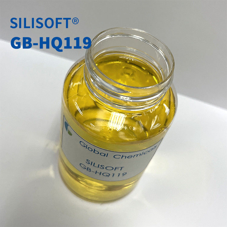 Yüksek konsantrasyonlu hidrofilik silikon SILISOFT GB-HQ119 pamuk ve T/C dokuma baskı kumaşlarının işlenmesi için