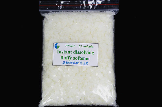 Çamaşır havluları Katyonik Pürüzlü Yumuşatıcı EX / GES - C Havlular için Süt Beyaz