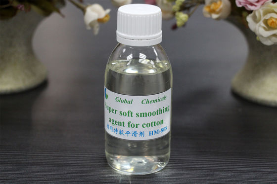 Zayıf Kationik Amino Silikon Yağı Süper Yumuşak Ve Yumuşatıcı Ajan HM - 808