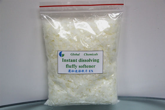 Anında çözünen tüylü yumuşatıcı flakes soğuk su tipi, zayıf katyonik