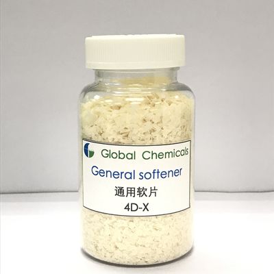 Sıcak suda çözünür zayıf katyonik yumuşatıcı flakes 4D - X Çamaşır için, soluk sarı