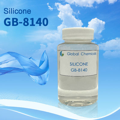Hidrofilik sertleştirme kaygan SILISOFT GB-8140 Düşük Sararma Öz Emulsifleştirme Pamuk Sentetik Elyaf ve Karışık Kumaş Özellikle Erkek Giyim Kumaşları İçin