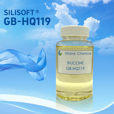 Yüksek konsantrasyonlu hidrofilik silikon SILISOFT GB-HQ119 pamuk ve T/C dokuma baskı kumaşlarının işlenmesi için