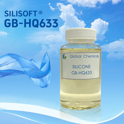 Düşük Sararma Bloklu Yumuşak Silikon SILISOFT GB-HQ633 Kimyasal Elyaf Kumaşları İçin Kullanılır, Süper Yumuşak Etkisi
