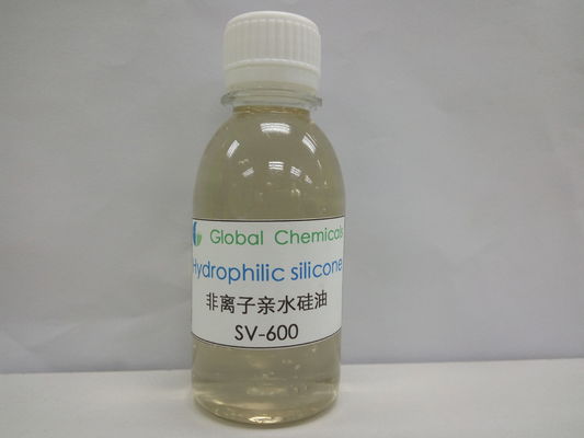 Yumuşak ve pürüzsüz Nonionic Hidrofilik Silikon SV-600 T / C, Nylon bitirme için